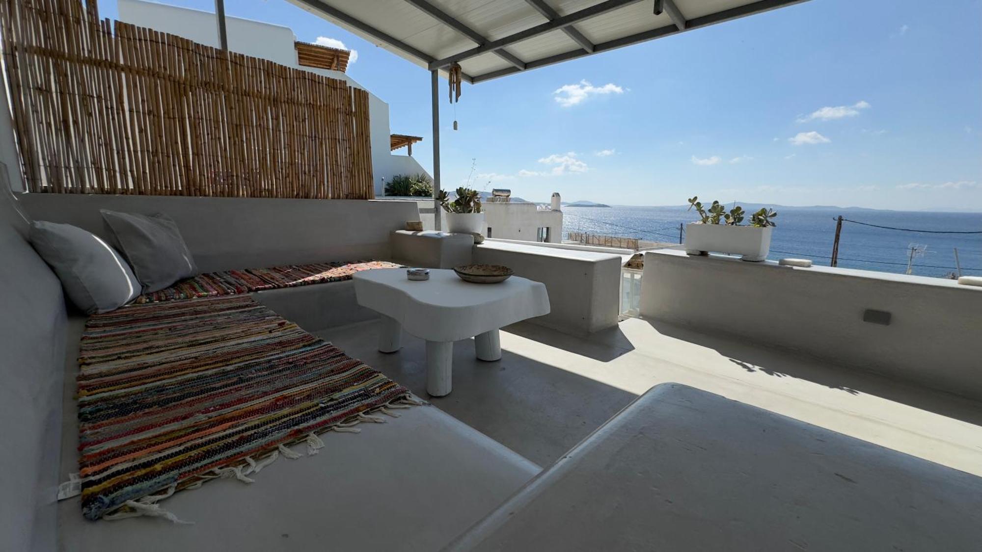 Mykonos Tourlos Nests - Sea View Escape Lejlighed Eksteriør billede