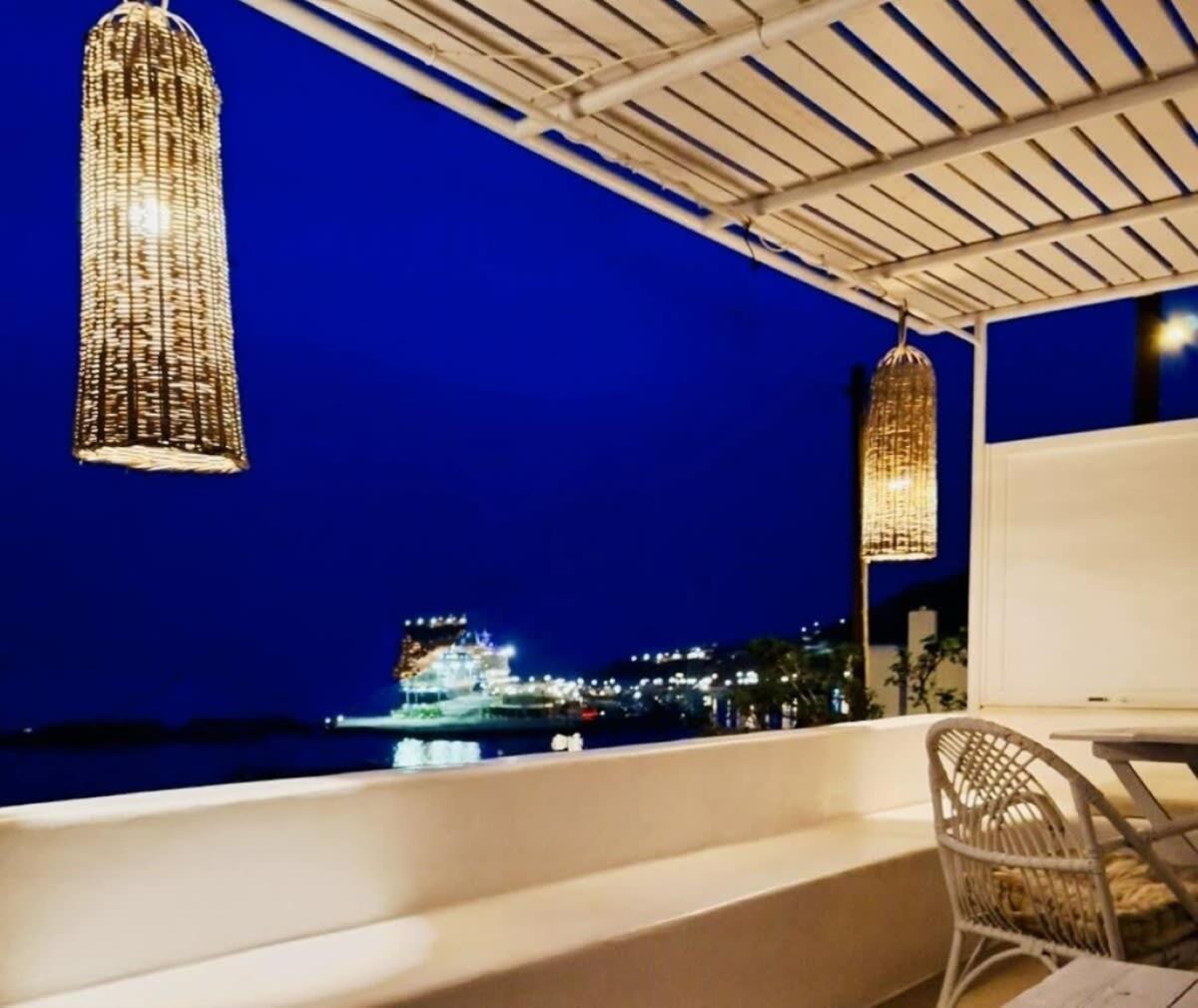 Mykonos Tourlos Nests - Sea View Escape Lejlighed Eksteriør billede