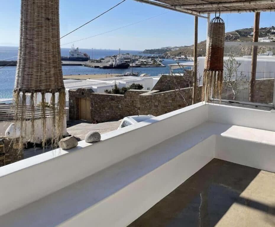 Mykonos Tourlos Nests - Sea View Escape Lejlighed Eksteriør billede