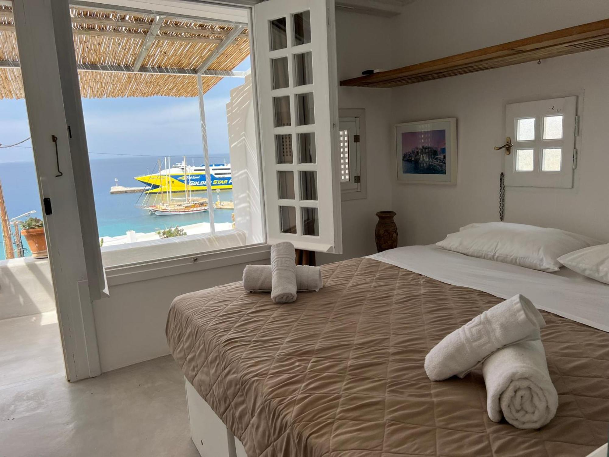 Mykonos Tourlos Nests - Sea View Escape Lejlighed Eksteriør billede