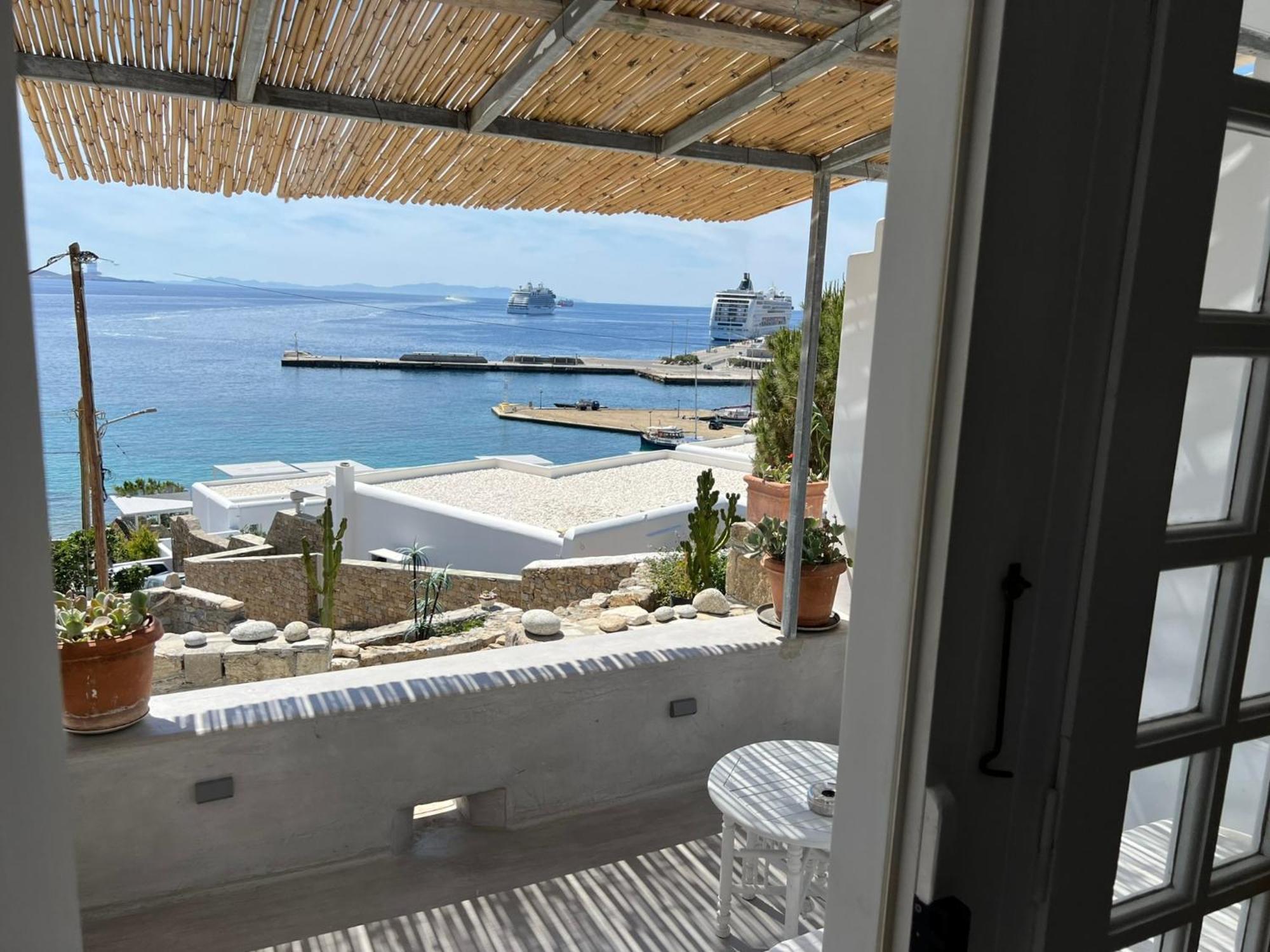 Mykonos Tourlos Nests - Sea View Escape Lejlighed Eksteriør billede