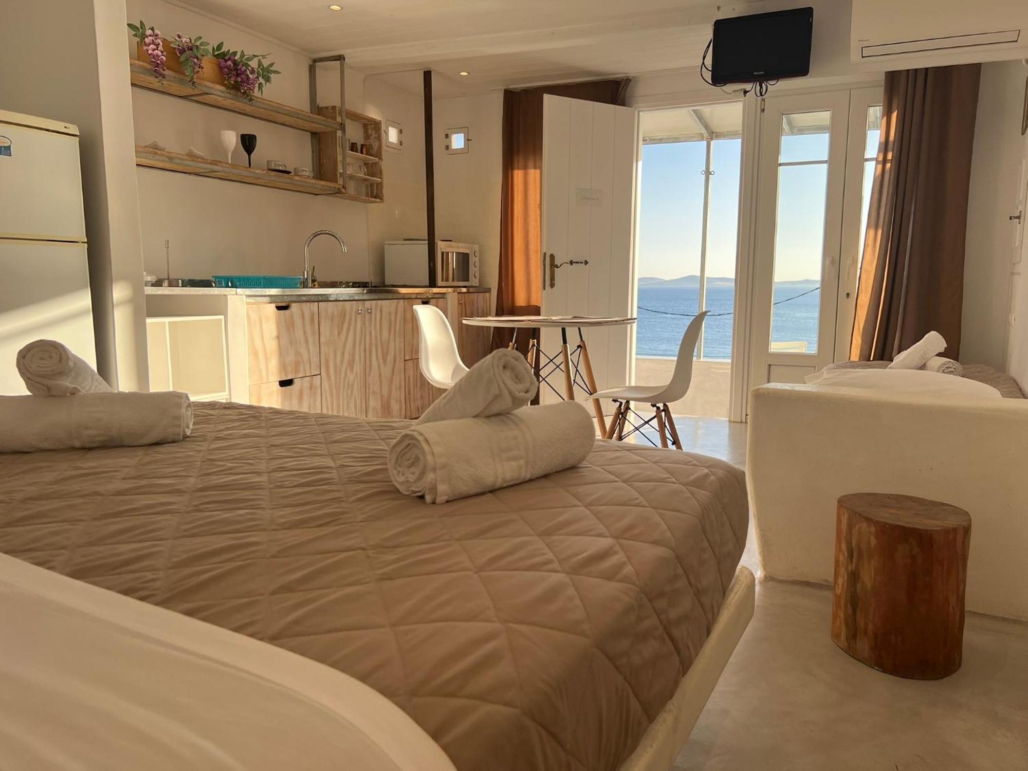 Mykonos Tourlos Nests - Sea View Escape Lejlighed Eksteriør billede