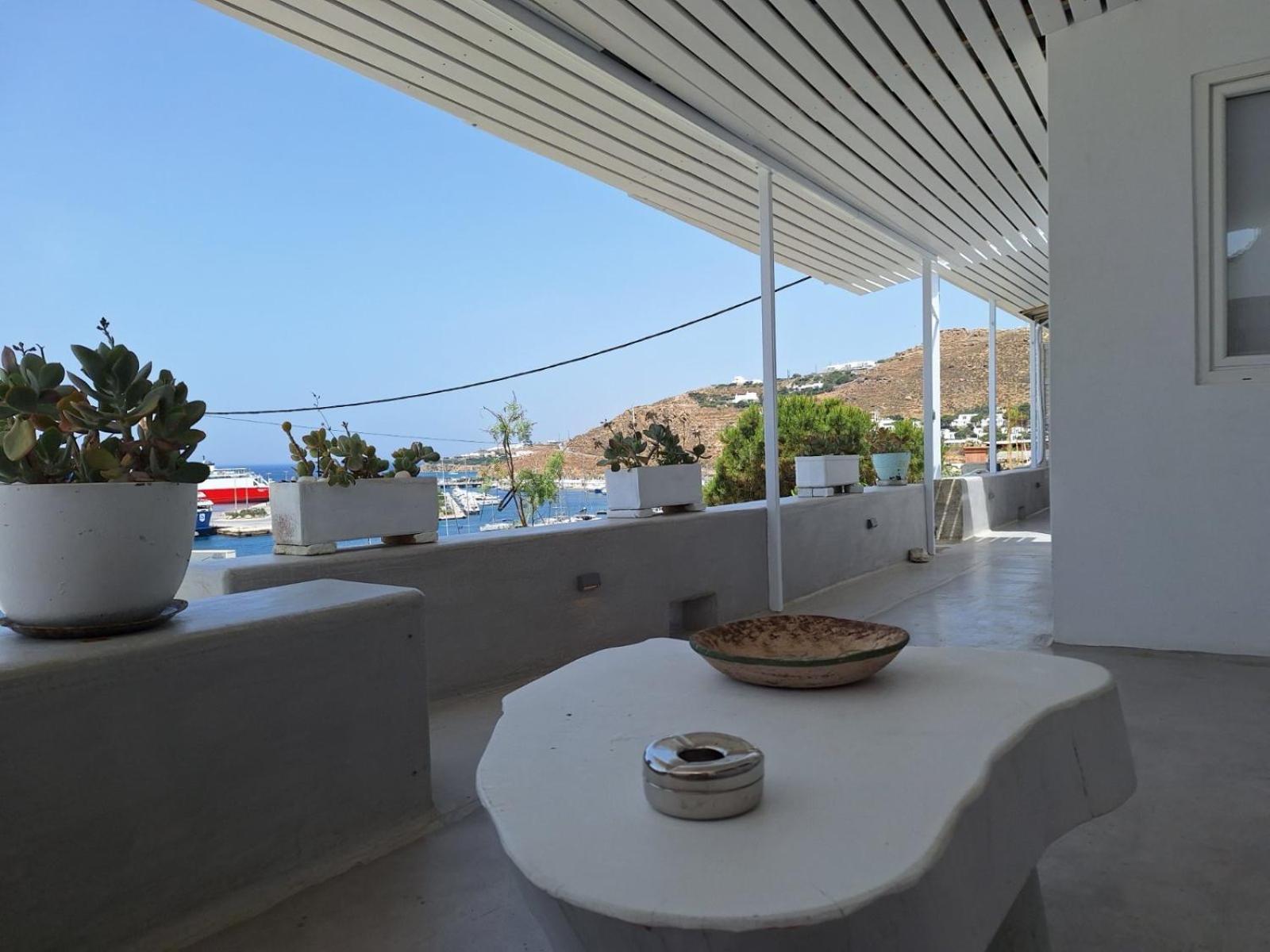 Mykonos Tourlos Nests - Sea View Escape Lejlighed Eksteriør billede