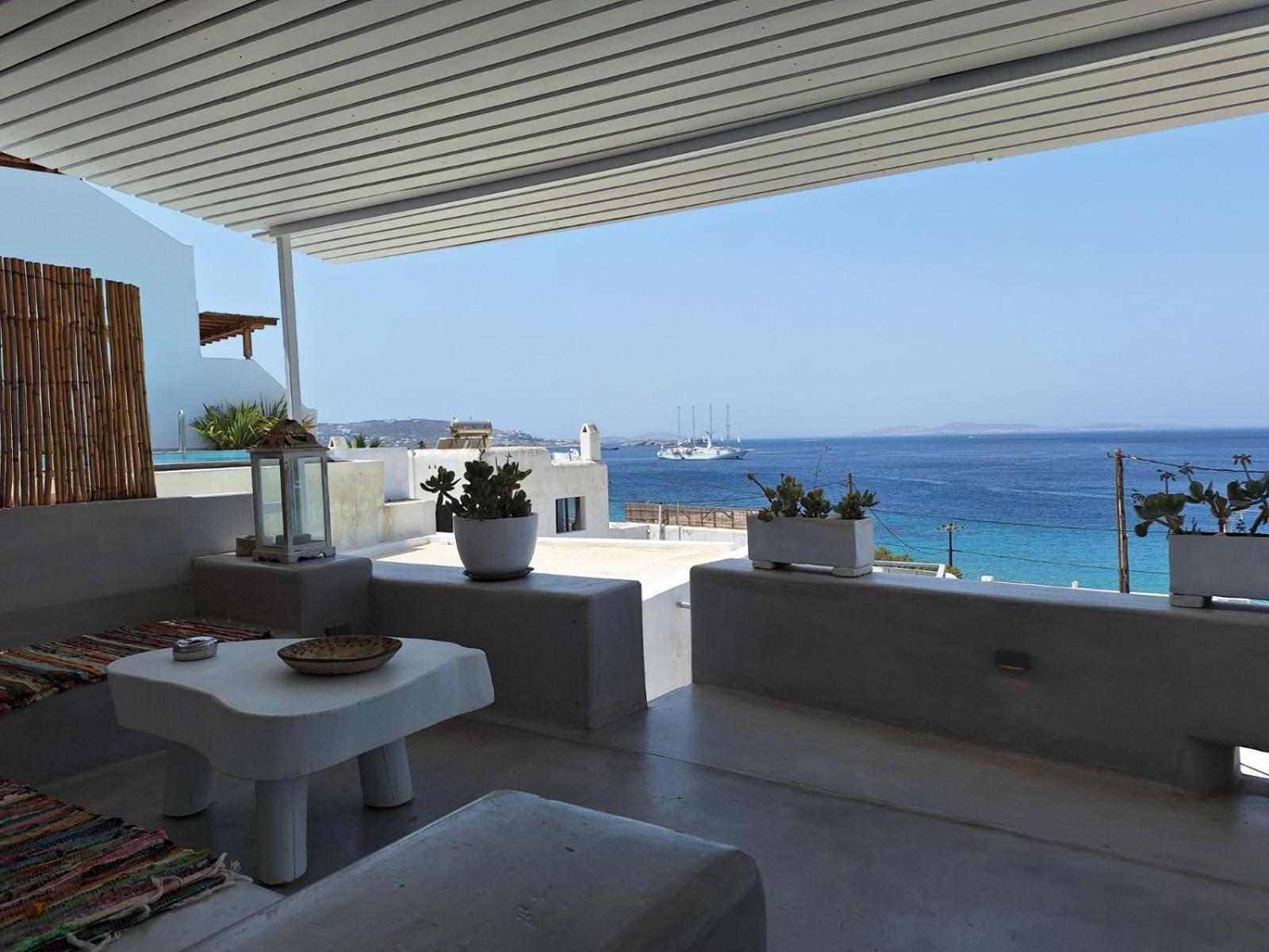 Mykonos Tourlos Nests - Sea View Escape Lejlighed Eksteriør billede